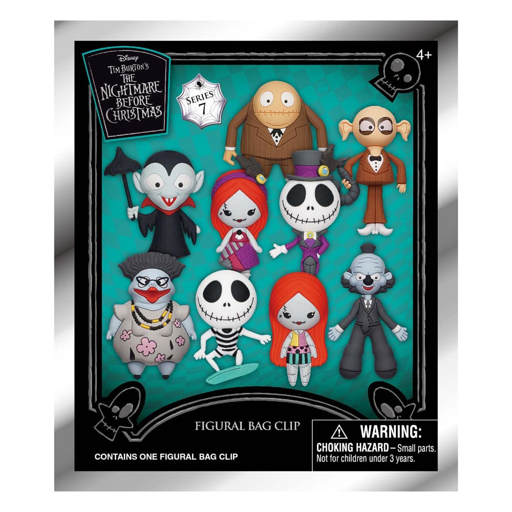 Pesadilla Antes de Navidad Colgantes PVC 3D Expositor Series 7 (24)