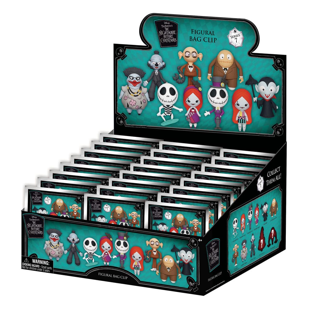 Pesadilla Antes de Navidad Colgantes PVC 3D Expositor Series 7 (24)
