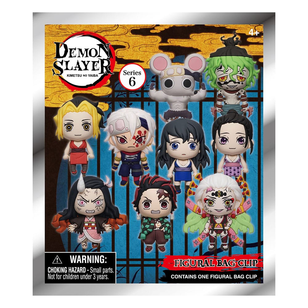 Demon Slayer: Kimetsu No Yaiba Colgantes PVC 3D Series 6 Expositor (24)