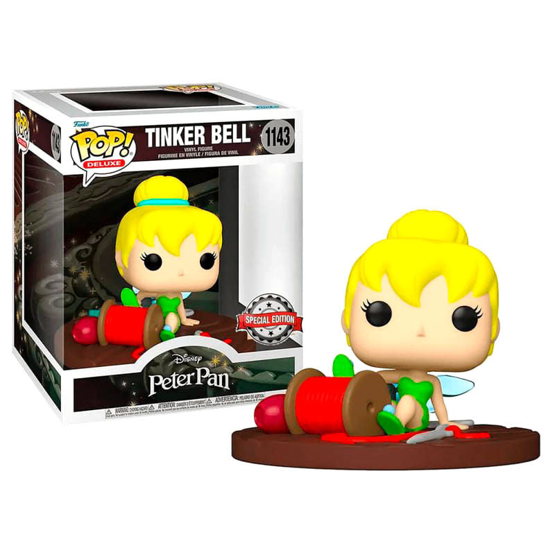 Figura POP Disney Peter Pan Tinker Bell on Spool Exclusive Frikytopia