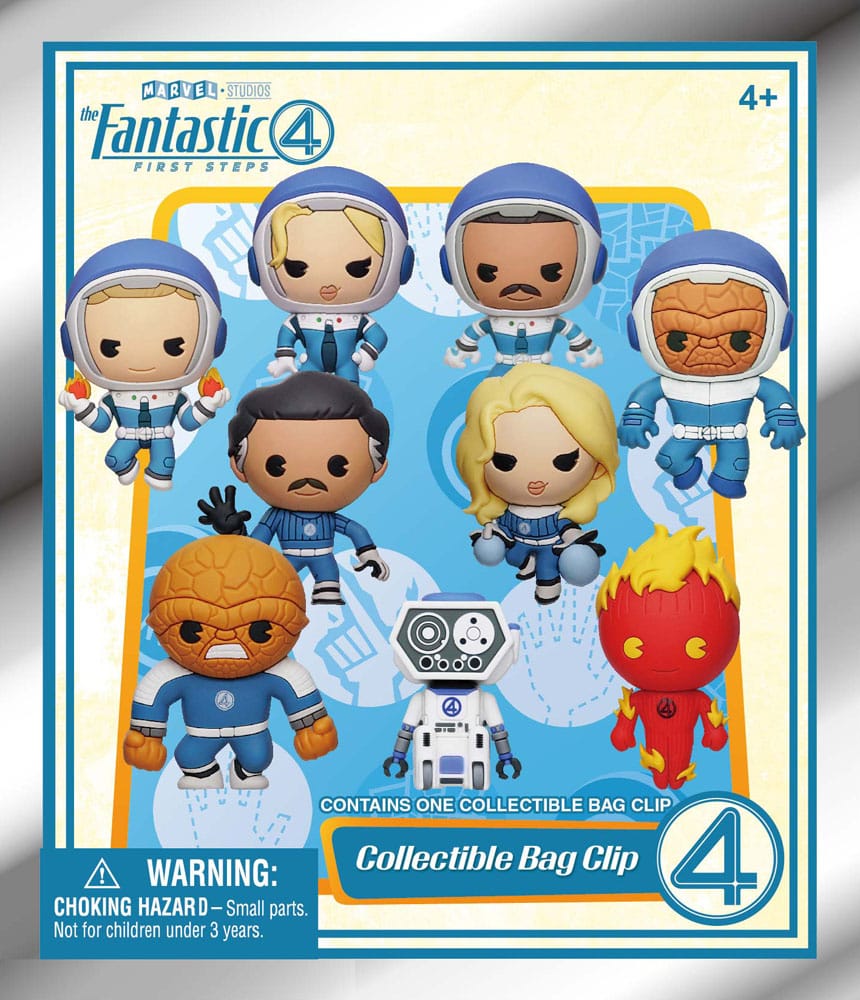 Fantastic Four Colgantes PVC 3D Película Expositor (24)