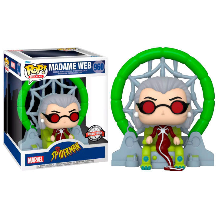 Figura POP Marvel Spiderman Madame Web Exclusive Frikytopia