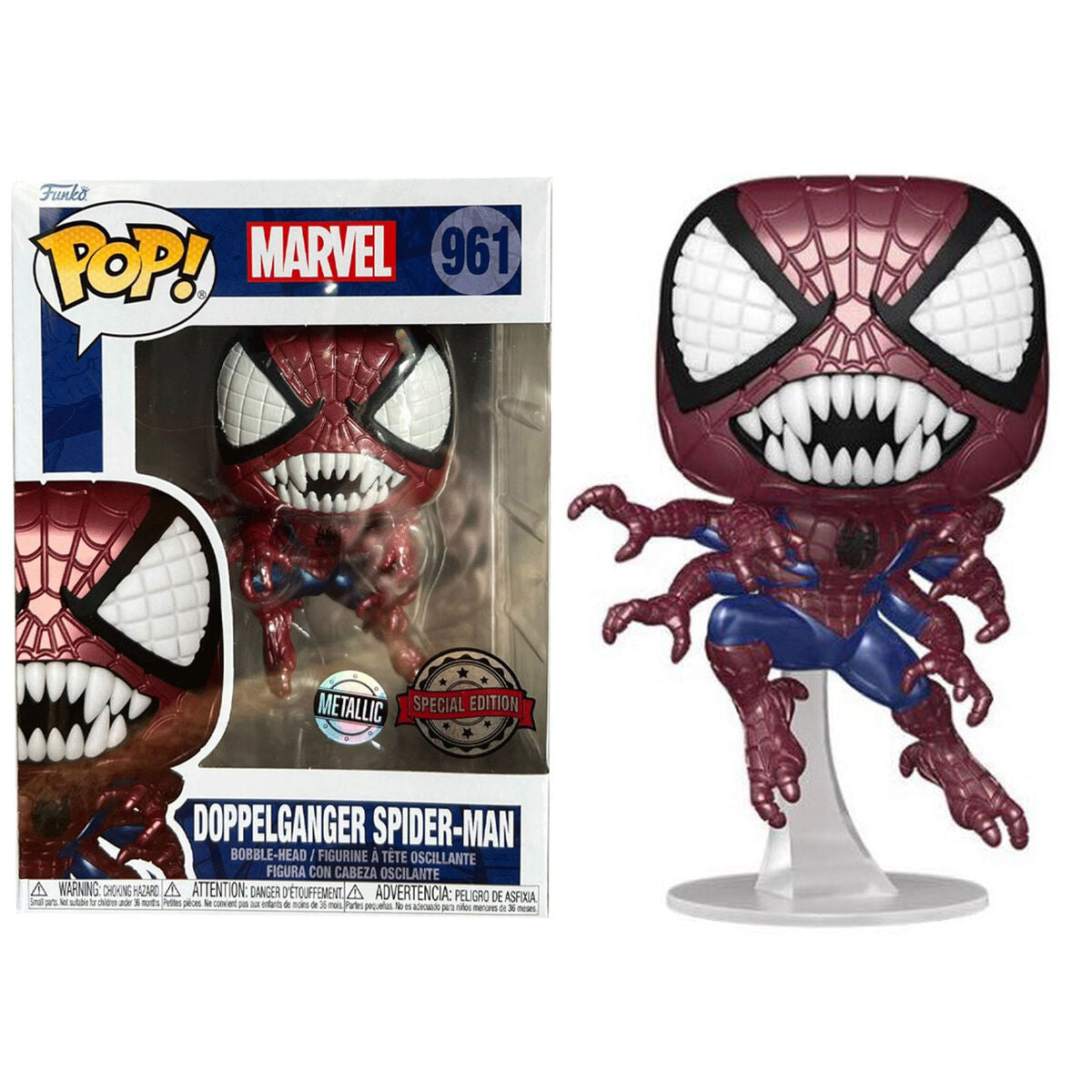 Figura POP Marvel Doppelganger Spiderman Exclusive Frikytopia