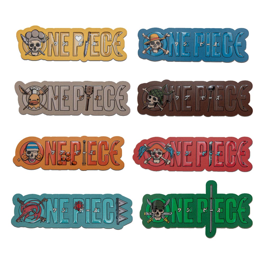 One Piece Pack de 8 Imanes Title Sequence Frikytopia