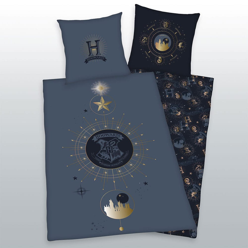 Harry Potter Funda Nórdica Hogwarts 135 x 200 cm / 80 x 80 cm Frikytopia