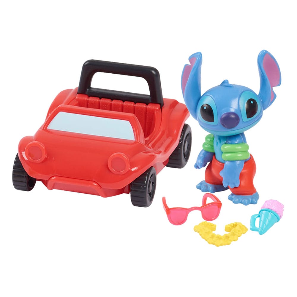 Lilo & Stitch Conjunto de juego Surf & Sun Stitch 7 cm Frikytopia