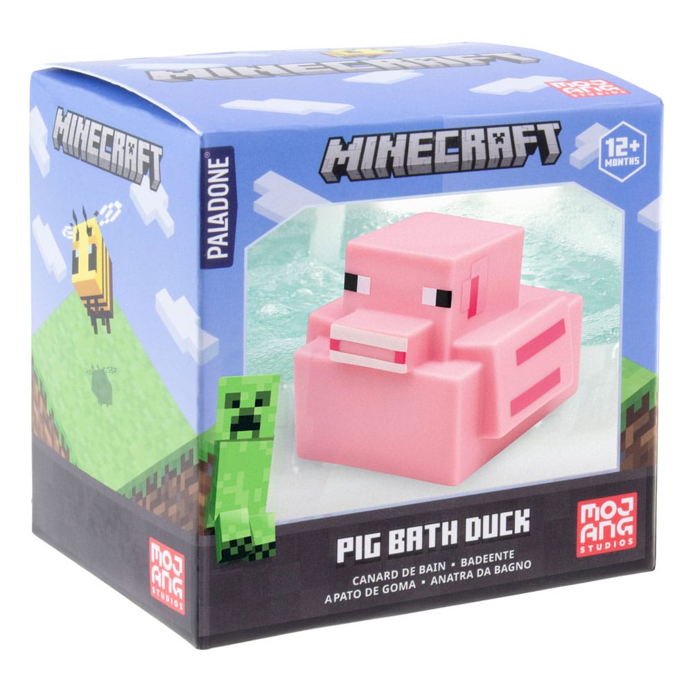 Minecraft Pato del Baño Pig 6 cm