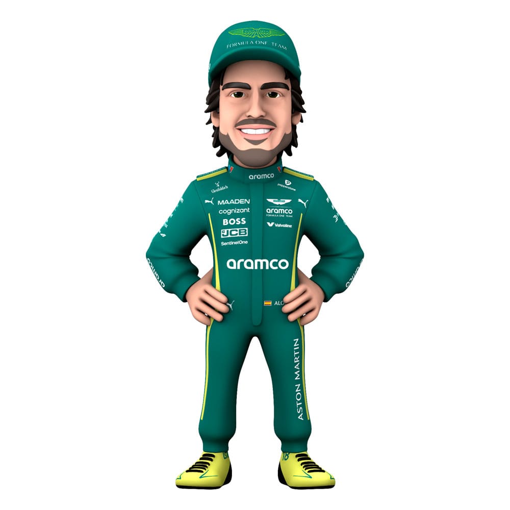 Formula 1 Figura Minix Fernando Alonso (Aston Martin) 12 cm Frikytopia