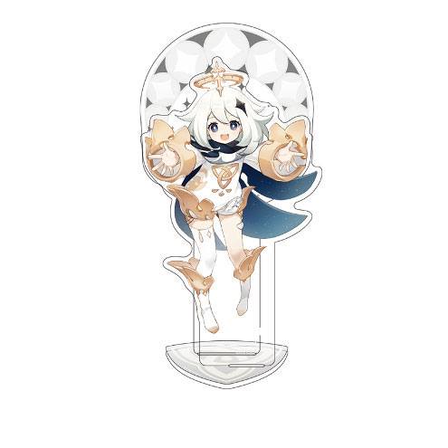 Genshin Impact Figura acrilico Traveler Theme Series Character Paimon 14 cm