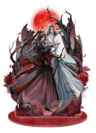 Grandmaster Of Demonic Cultivation Figura Acrilico Wei Wuxian & Lan Wangji 5th Anniversary Ver. 20 cm