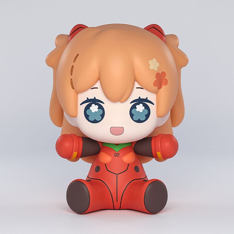 Figura Huggy Good Smile Asuka Shikinami Langley Plugsuit Ver. Rebuild Of Evangelion 6,5 cm