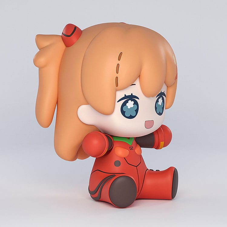 Figura Huggy Good Smile Asuka Shikinami Langley Plugsuit Ver. Rebuild Of Evangelion 6,5 cm
