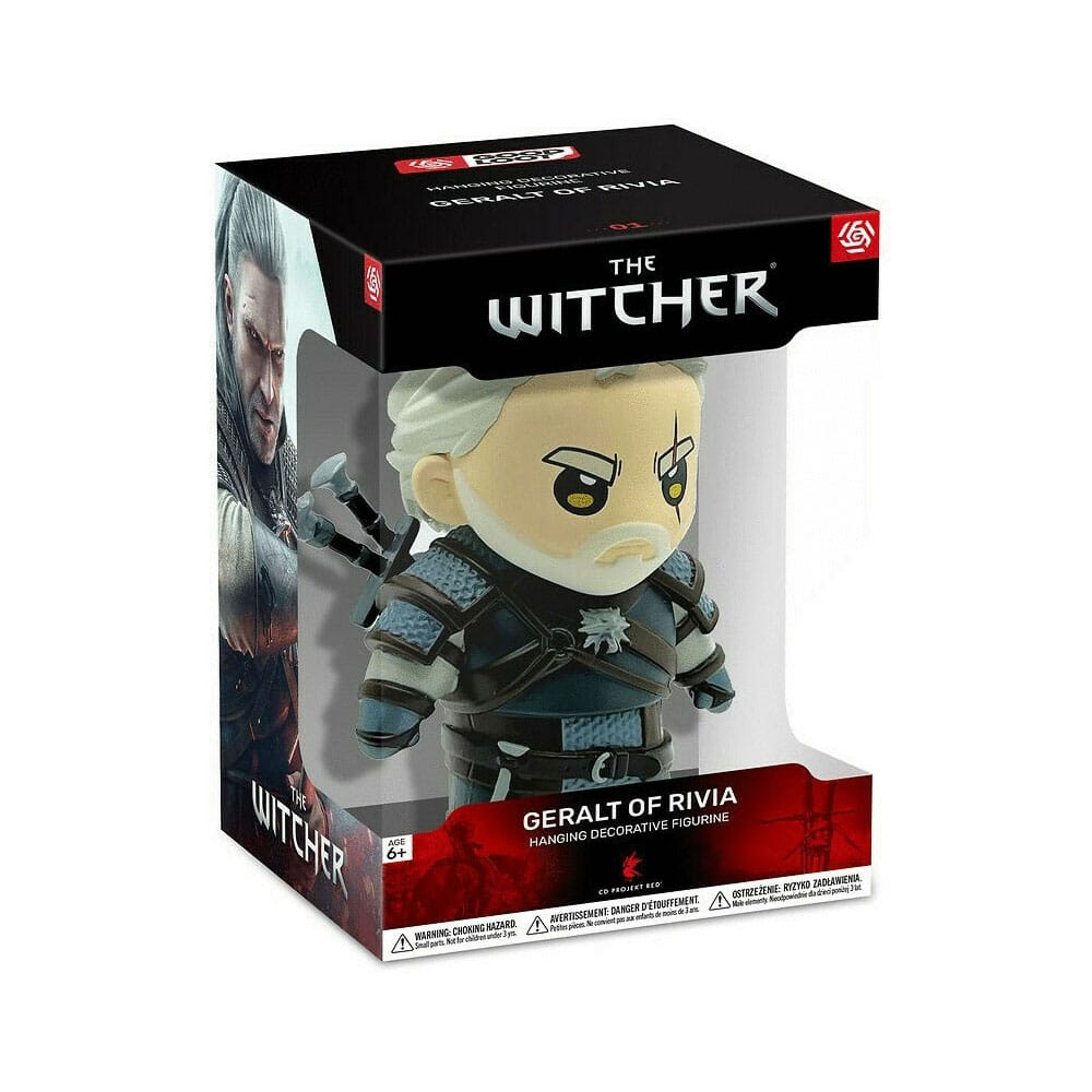 The Witcher Figura para colgar Geralt of Rivia 10 cm