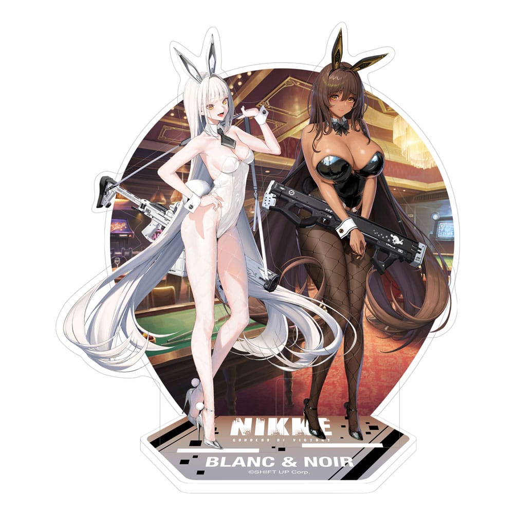 Goddess Of Victory: Nikke Diorama Acrilico Blanc & Noir 18 cm
