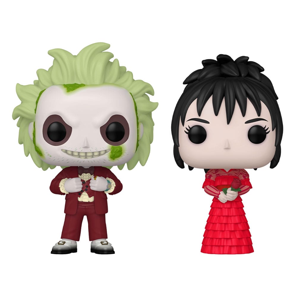 Beetlejuice 2 Pack de 2 POP! Animation Vinyl Figuras Beetlejuice & Lydia Deetz 9 cm Frikytopia