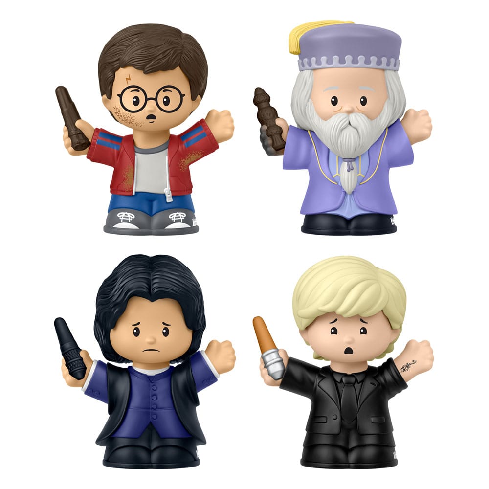Harry Potter y el misterio del príncipe Pack de 4 Minifiguras Fisher-Price Little People Collector 7 cm Frikytopia