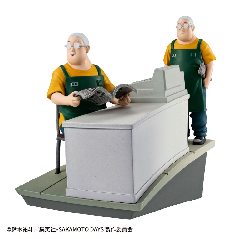 Sakamoto Days Petitrama EX Series Pack de 4 Figuras Cut Out Scenes Set 9 cm