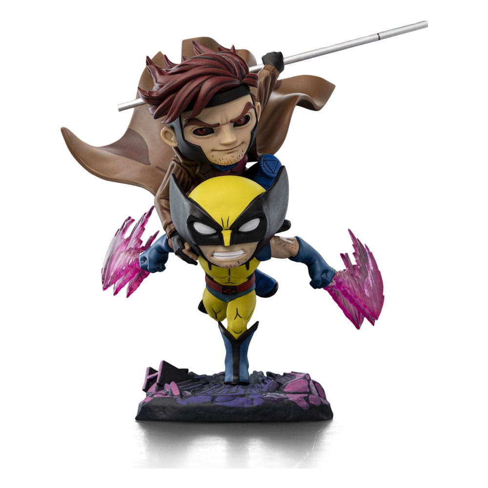 X-Men 97 Minifigura Mini Co. PVC Gambit and Wolverine 23 cm Frikytopia