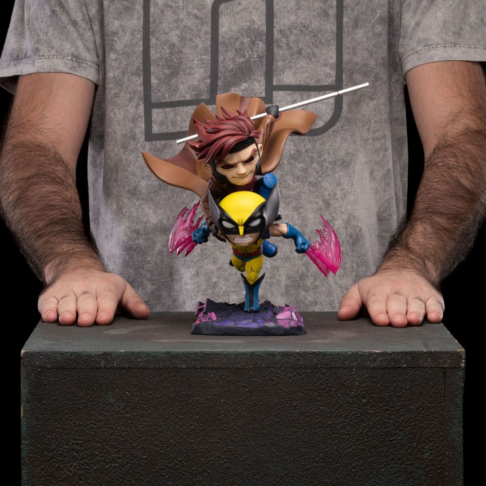 X-Men 97 Minifigura Mini Co. PVC Gambit and Wolverine 23 cm