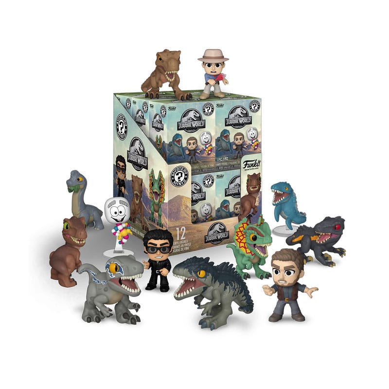 Jurassic World Mystery Minis Minifiguras 5 cm Expositor P&W (12) Frikytopia