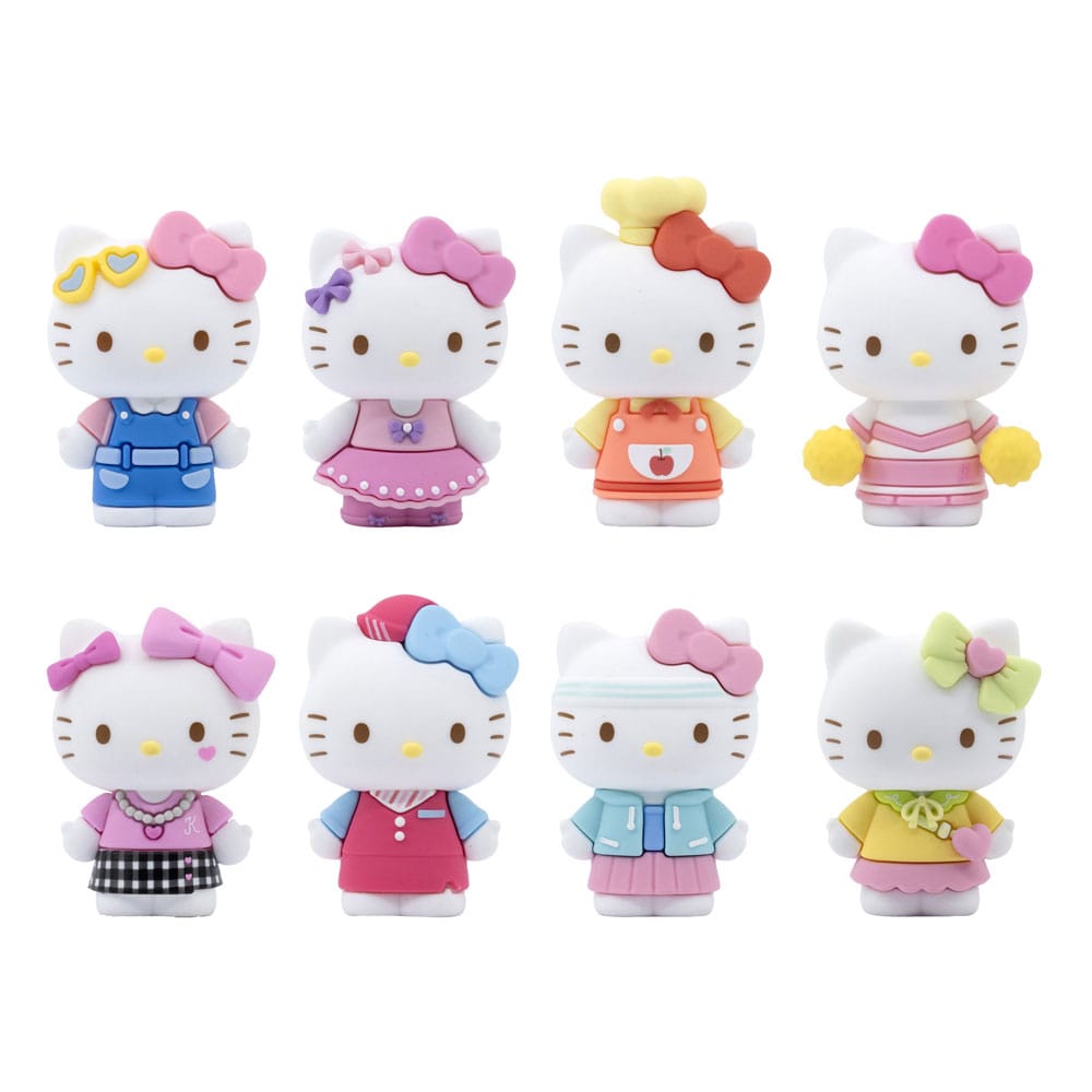 Sanrio Figuras mini Mini-Doll Cute Outfits Series Hello Kitty 7 cm Expositor (12)