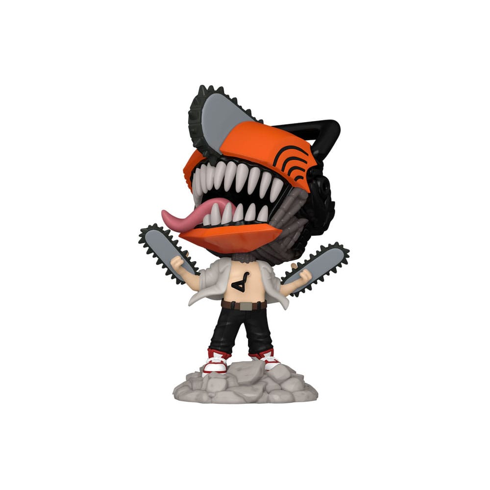 Funko Pop! Chainsaw Man & Tee Set de Mini y Camiseta Chainsaw Man Leaping talla S — CHAINSAW MAN