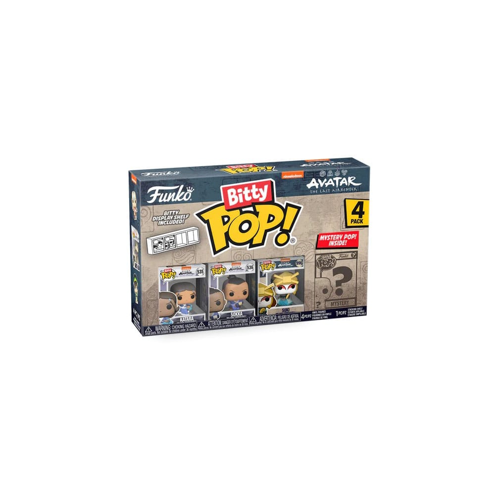Blister 4 Figuras Bitty POP Avatar The Last Airbender Katara