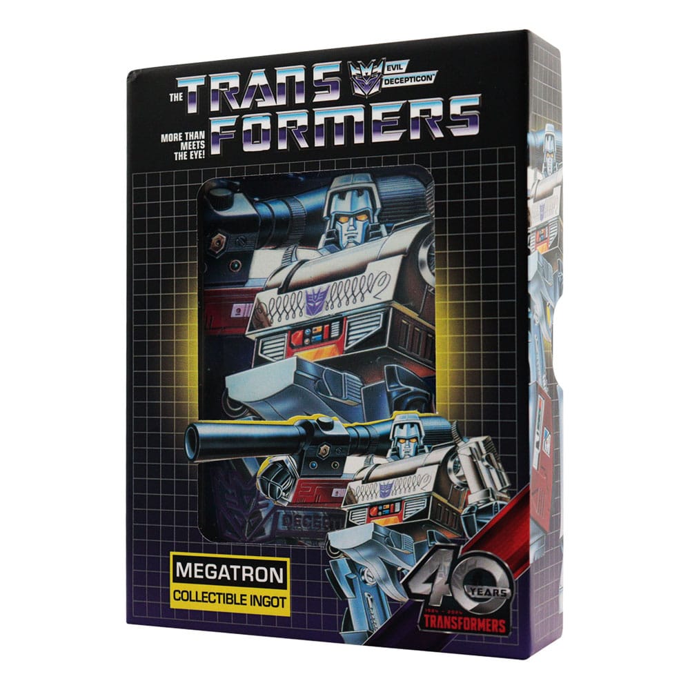 Transformers Lingote 40th Anniversary Decepticons Edition