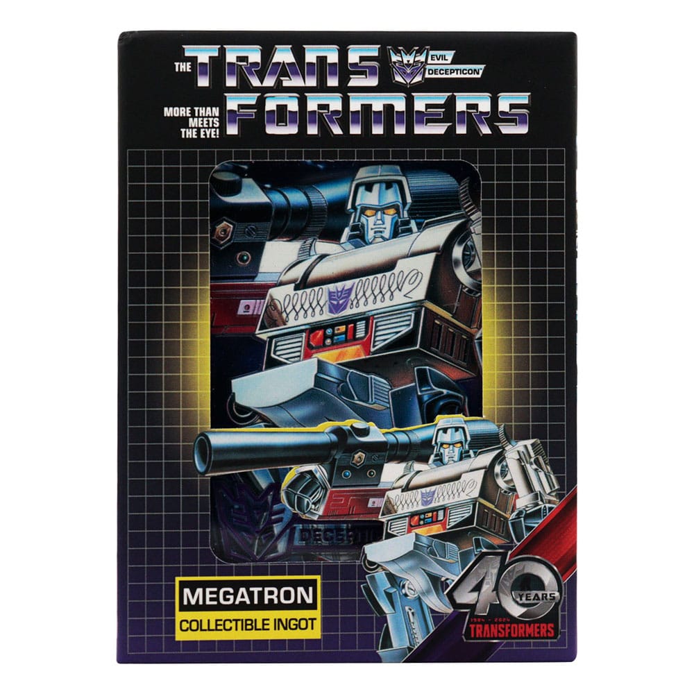 Transformers Lingote 40th Anniversary Decepticons Edition