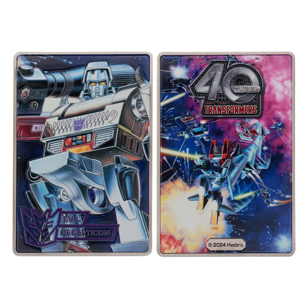 Transformers Lingote 40th Anniversary Decepticons Edition