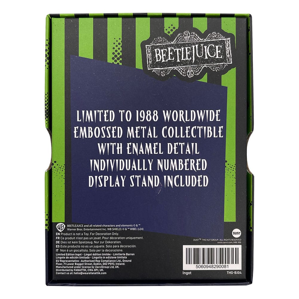 Beetlejuice Lingote Gravestone Limited Edition