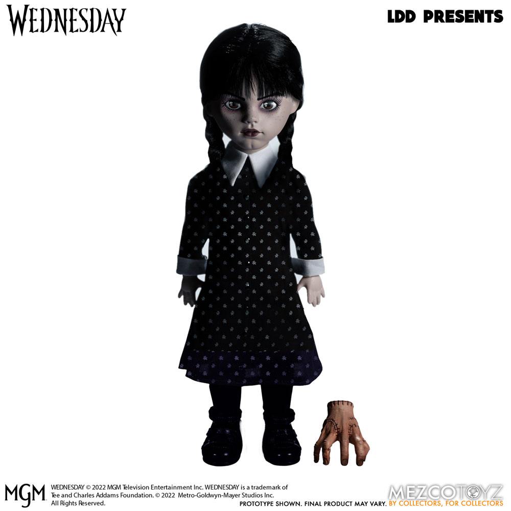 Wednesday Living Dead Dolls Muñeco Wednesday Addams 25 cm Frikytopia