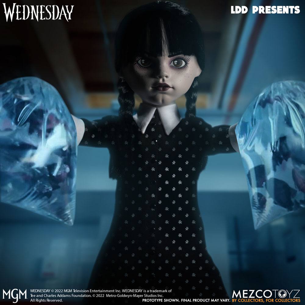 Wednesday Living Dead Dolls Muñeco Wednesday Addams 25 cm