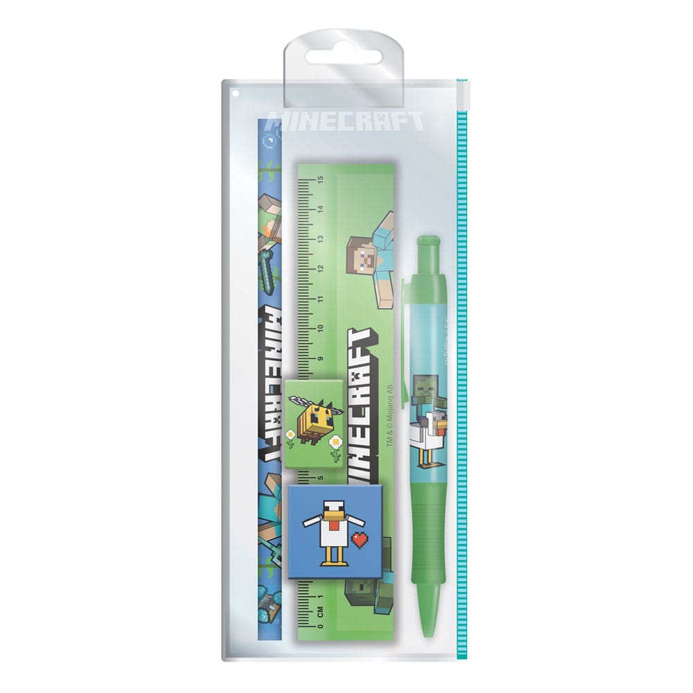Minecraft Juego de 5 Piezas para Escribir