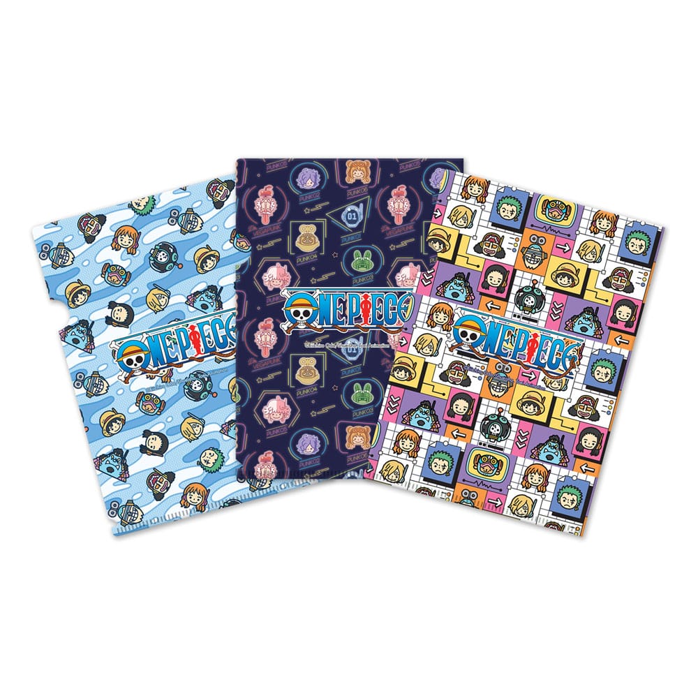 One Piece Set de 3 Fundas Transparentes Egghead Saga