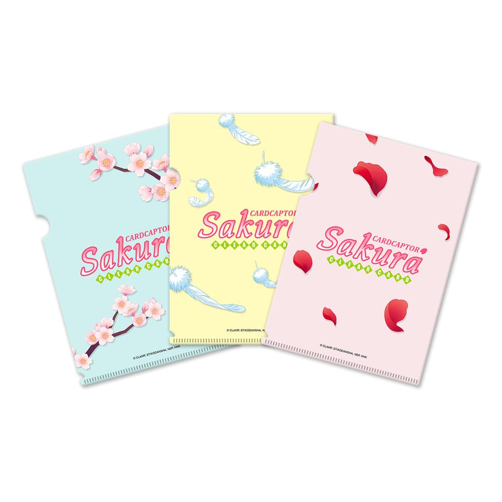 Cardcaptor Sakura Clear Card Set de 3 Fundas transparentes