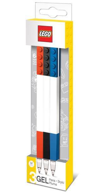 LEGO Pack de 3 Bolígrafos de gel Bricks Frikytopia