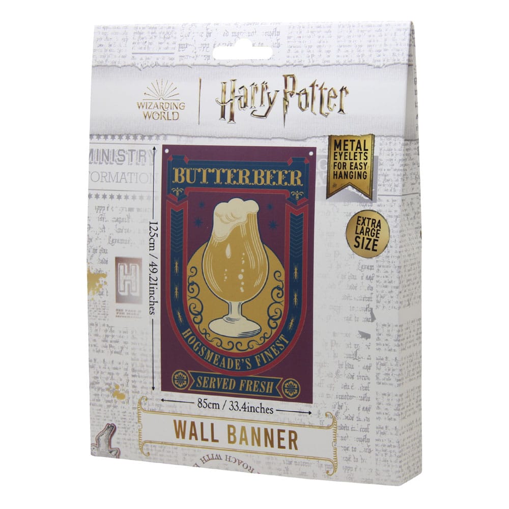 Harry Potter Bandera Butterbeer 125 x 85 cm