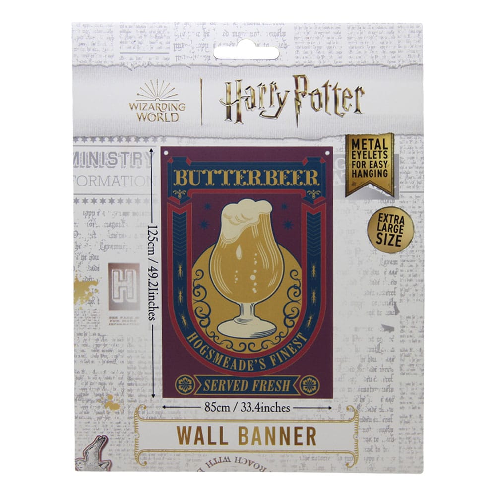 Harry Potter Bandera Butterbeer 125 x 85 cm