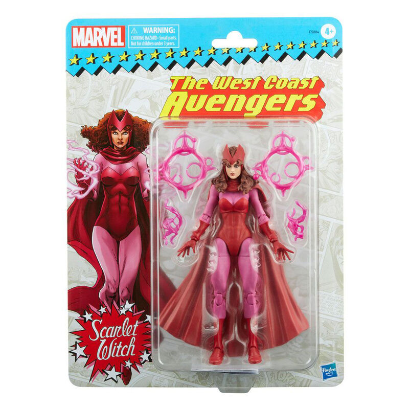Figura Scarlet Witch Retro Marvel Legends 15cm Frikytopia