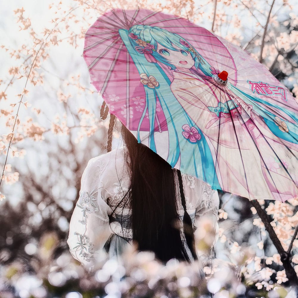 Hatsune Miku Parasol de Papel Miku