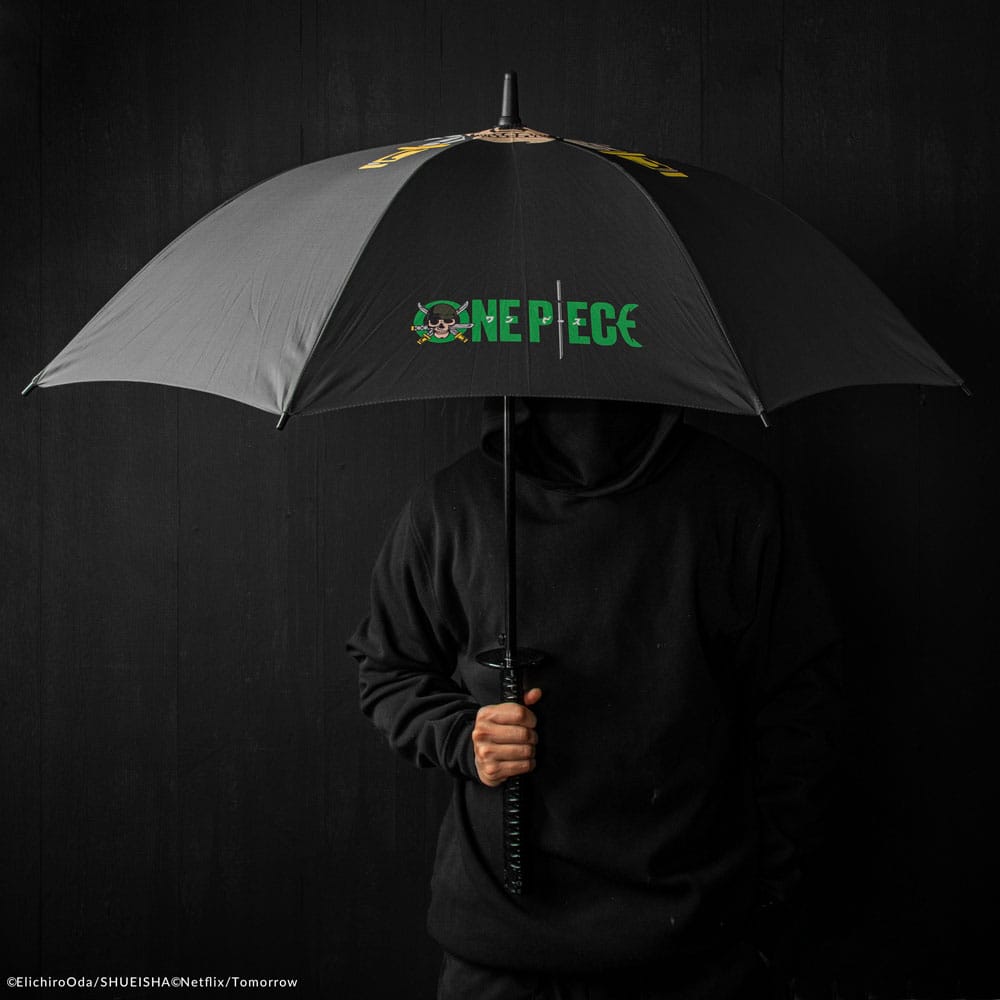 One Piece Paraguas Zoro Black Sword