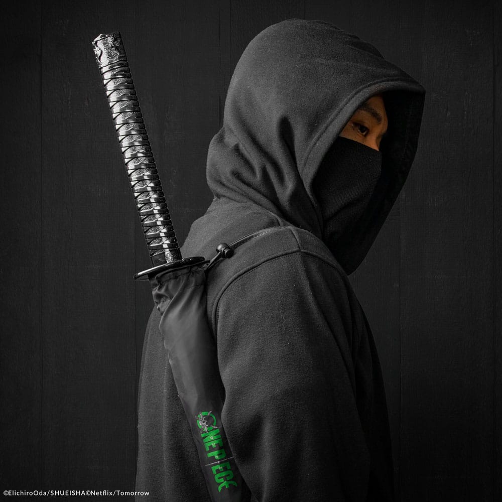 One Piece Paraguas Zoro Black Sword