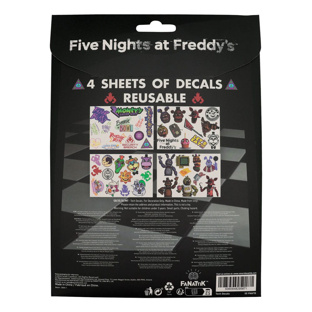 Five Nights At Freddy's Pegatina Tech
