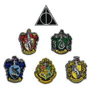 Harry Potter Pack de 6 Parches Escudos de las Casas