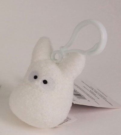 Mi vecino Totoro Llavero Peluche Totoro blanco 6 cm Frikytopia