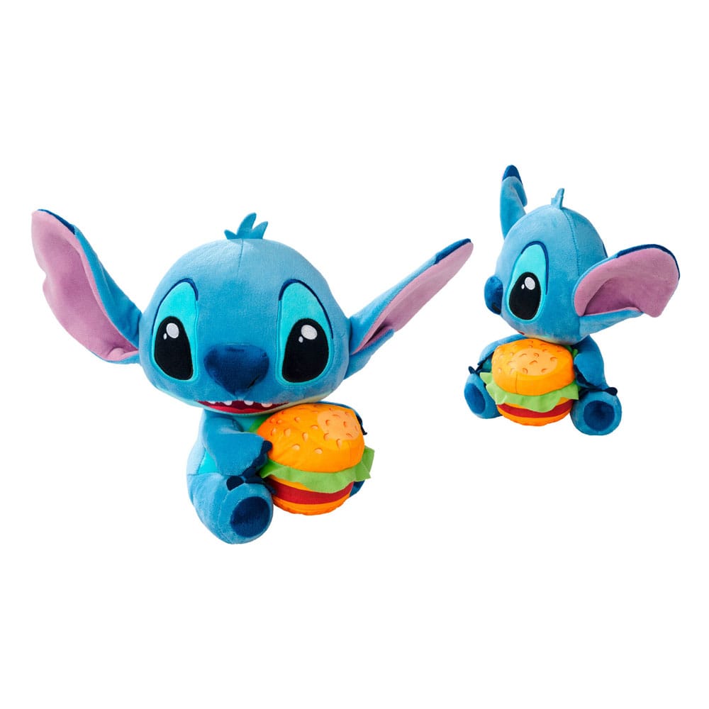 Lilo & Stitch Peluche Stitch With Burger 25 cm