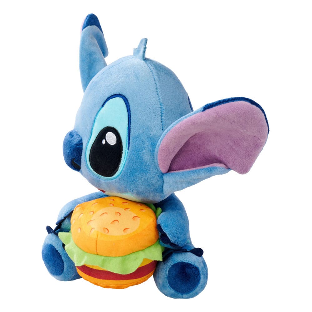 Lilo & Stitch Peluche Stitch With Burger 25 cm