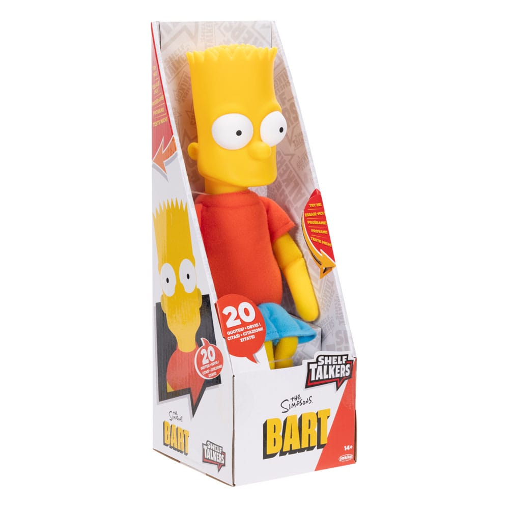 Los Simpson Peluche Parlante Bart 33 cm *Edición Inglés*