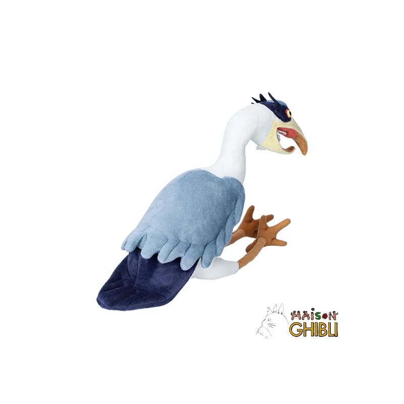 El chico y la garza Figura de peluche Grey Heron 21 cm